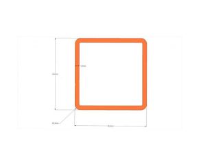Aluminium Blank 25x25x1,5mm (per meter)