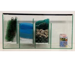 Bioloog compleet deluxe 80x40x35cm + pomp Eheim 1000 liter/h